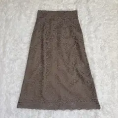 COUP DE CHANCE ロングスカート M タイト 花柄 レース ワールド