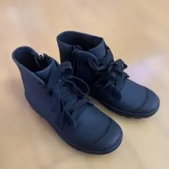 レインブーツ　19.0センチ　ブラック