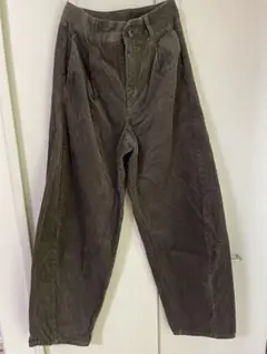 GU コーデュロイパンツ Sサイズ ブラウン