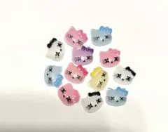 ネイルパーツ　キティ　12個