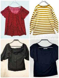 レディース トップス まとめ売り 4枚 M