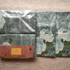 ETRO ペイズリー掛け布団カバー ET6060A 150x210枕カバー付き