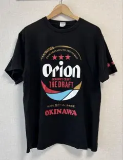 オリオンビール Tシャツ ブラック Lサイズ 沖縄 THE DRAFT