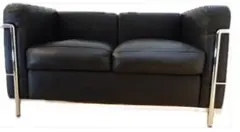 IDC大塚家具 ル・コルビュジエ LC2 リプロダクト 2Pソファ - メルカリ