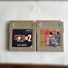 Sa・Ga2 秘宝伝説 魔界塔士Sa・Ga ゲームボーイ ソフト 2本セット