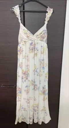 ジェラートピケ　花柄　ネグリジェ　パジャマ　ワンピース　ブラトップ⭐︎