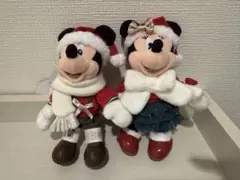 ディズニー クリスマス ミキミニ ぬいば サンタ
