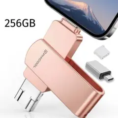 iPhone 16対応 アプリ不要　USBメモリ Type-c 256GB