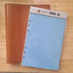 ASHFORD システム手帳 レザー ブラウン