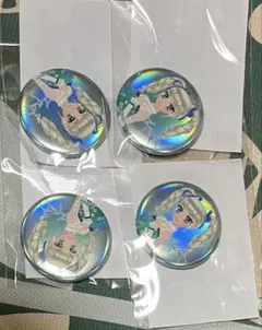 劇場版 アイカツ ハピクロ 藤堂ユリカ シュガーコーデ 缶バッジ 4点