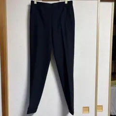 ZARA ネイビー ストライプ テーパードパンツ