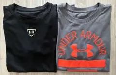 UNDER ARMOUR Tシャツ 2枚セット YLG 150のサムネイル