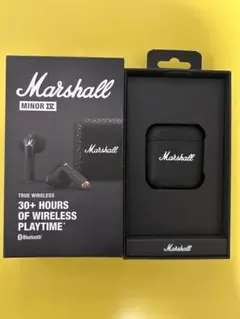 今日まで値下げ【未使用】Marshall Minor IV ワイヤレスイヤホン 完全ワイヤレスイヤホン Minor IV ブラック MINOR4BLACK