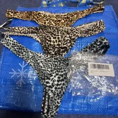 レオパード柄下着3枚セット　Tバック　X Lサイズ　未使用品　メンズ