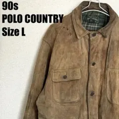 POLO COUNTRY 90s レザーカバーオール レザーコートのサムネイル