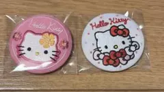 ハローキティ　缶バッジ　2個セット