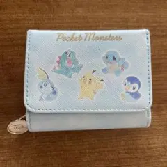 ポケットモンスター 財布 水色