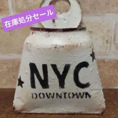 リメ缶バッグ　ホワイト　NYC　ステンシルのサムネイル