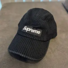 Supreme メッシュ ベースボールキャップ 黒 2021SS