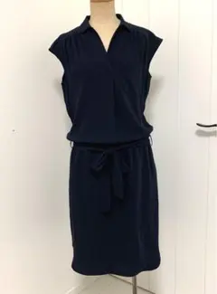 新品　半袖　ワンピース　紺　ネイビー　M マイストラーダ　アプワイザーリッシェのサムネイル