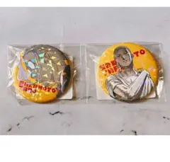 サカモトデイズ　坂本太郎　オールスター缶バッジ　2点