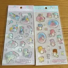 【新品】【店舗購入品】サンリオ　キキララ　キラぷくシール2種