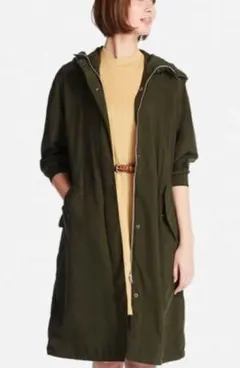 ユニクロ　オーバーサイズ　ロングパーカー　M