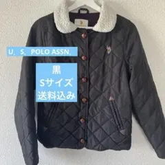 U.S．POLO ASSN．　Sサイズ　薄手アウターブラックアウター　送料込み