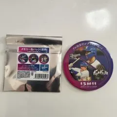 Dragons 石伊選手 メモリー缶バッジ　ドラゴンズファンフェスタ　2025