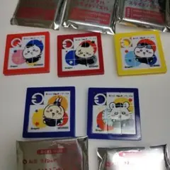 松屋ちいかわオリジナルスライドパズル5個セット　シールおまけ付