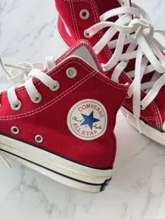 コンバース オールスター 100周年記念モデル 赤　ハイカット 24.5cm