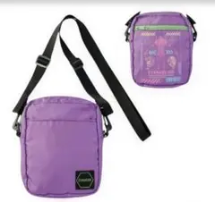 エヴァンゲリオン × ワークマン サコッシュ パープル