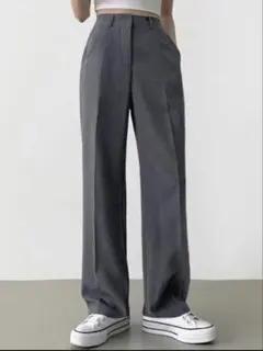 グレイル　センタープレスストレートパンツ[ai07]