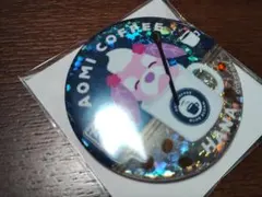 お茶犬 ハナ バッジ 青海珈琲