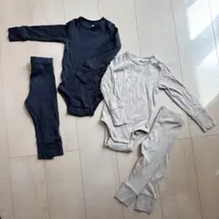 H&M　ベビー　ロンパース　レギンス　2着セット