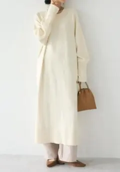 ニット ワンピース ポケット