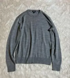 UNIQLOグレーニットセーター S