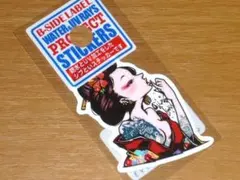 限定沖縄 花魁和風 FOORIDER スモールステッカーB-SIDE LABEL