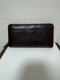 COACH コーチ 長財布　ラウンドファスナー