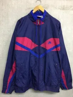 ナイキ 90s XL 切替デザイン ナイロン ジップ ジャケット