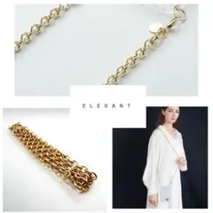 新品　スマホショルダーストラップ　ゴールド　【PHON ECKLACE 】