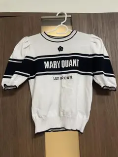 MARY QUANT × LILY BROWN 半袖カットソー ホワイト