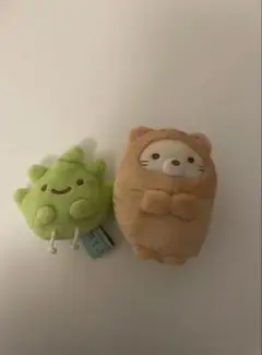 すみっコぐらし てのりぬいぐるみ ねこ ざっそう ２点セット