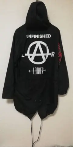 LEADER × UNFINISHED コート 黒 SUPER BEAVER