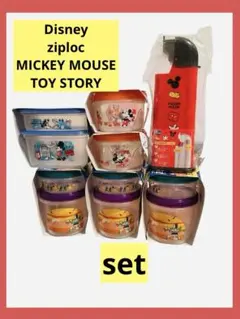 Disney ziplocセット　箸立て　TOY STORY スケーター