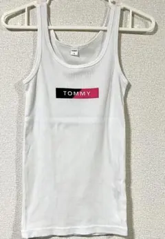TOMMY★リブ タンクトップ ホワイト Sサイズのサムネイル