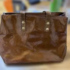ルイ・ヴィトン　Louis Vuitton ヴェルニ　ハンドバッグ ブロンズ