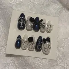 ネイルチップ ヒョウ柄 秋ネイル ギャル ガーリー
