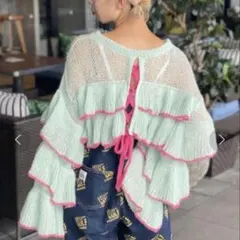 CIAOPANIC HELLO SAN FRANCISCO フリルセーター