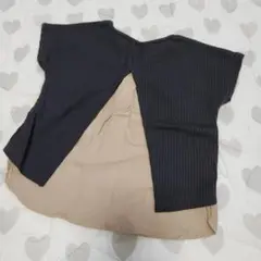 pairmanonペアマノンプレミアムコットンTシャツ半袖バッグ切り替えトップス